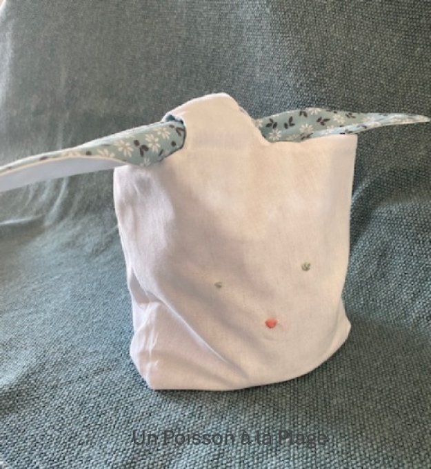 Sac lapin "Œufs de Pâques"