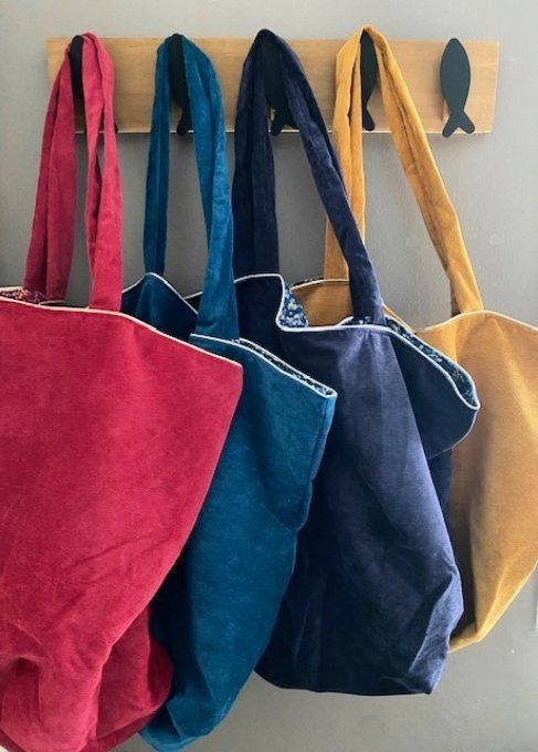 Grand sac en velours 
