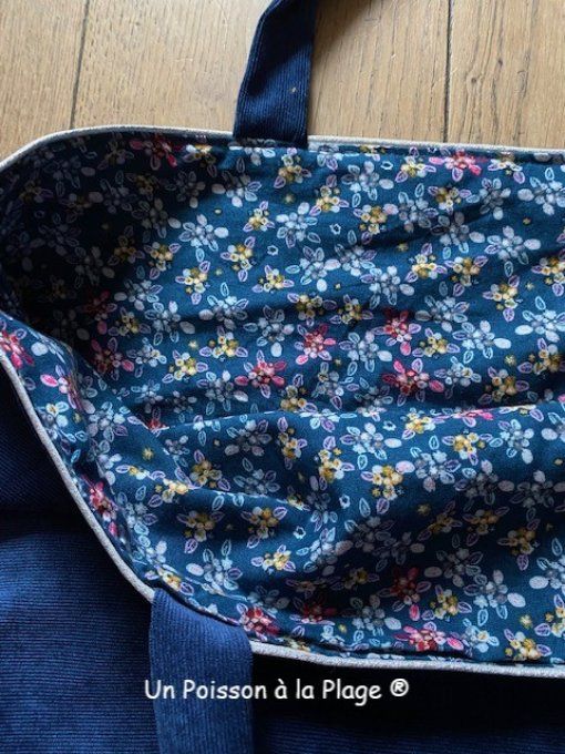 Grand sac en velours 