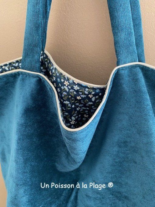Grand sac en velours 