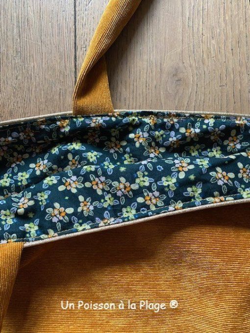Grand sac en velours 