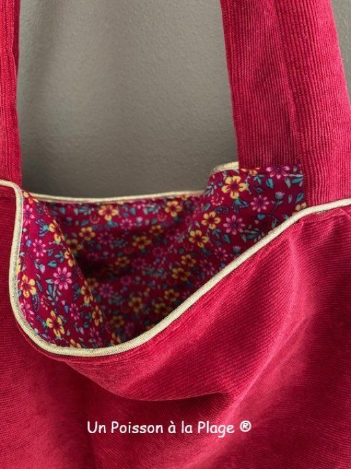Grand sac en velours 